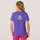 ユニコーン・マジック・キッズTシャツ Tシャツ (裏面フル)