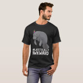 ユニコーン・マナティー雄大で厄介なおもしろい海の牛 Tシャツ (正面フル)