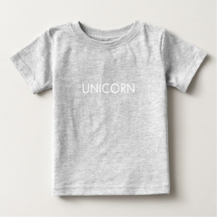 「ユニコーン」ミニマリスト ベビーTシャツ
