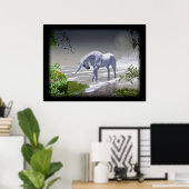 ユニコーン・ムーン ポスター (ホームオフィス)