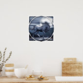 ユニコーン・ムーン ポスター (キッチン)