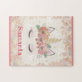 ユニコーン,ユニコーン顔,ジグパーソナライズされたソーパズル ジグソーパズル (横)