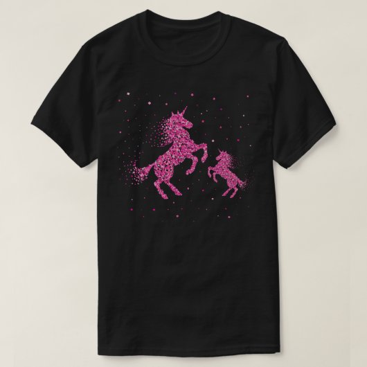 ユニコーン・ユニコーン・ユニコーン・ウマ・ライダー Tシャツ (デザイン正面)