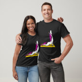 ユニコーン ヨガ エクササイズ Tシャツ (ユニセックス)