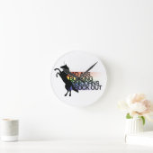 ユニコーン ラウンド壁時計 (ホーム)