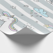 ユニコーン ラッピングペーパー (角)