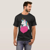 ユニコーン ラブ Tシャツ (正面フル)