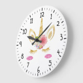 ユニコーン ラージ壁時計 (傾斜)