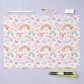 ユニコーン&レインボウベビーギフト 薄葉紙 (クラフト)