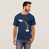 ユニコーン+レインボー+おなら+友達 Tシャツ (正面フル)