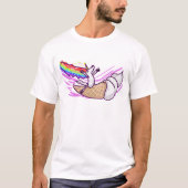 ユニコーン レインボー アイスクリームコーン Tシャツ (正面)