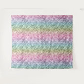 ユニコーン・レインボー・スパークル タペストリー (正面(横))