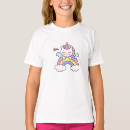 ユニコーン レインボー Tシャツ