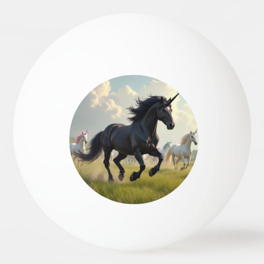 ユニコーン 卓球ボール (正面)
