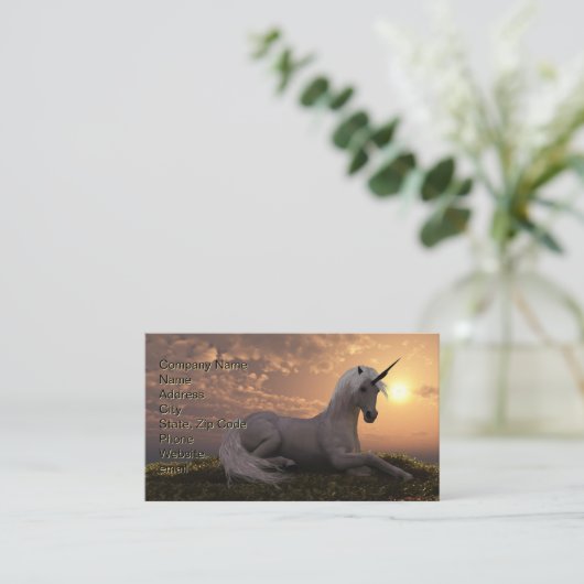 ユニコーン 名刺 (スタンド正面)