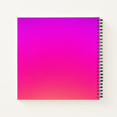 ユニコーン 名前入り ノートブック (裏面)