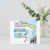 ユニコーン-娘の詩 ポストカード (スタンド正面)