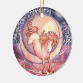 ユニコーン、宇宙 セラミックオーナメント (左)