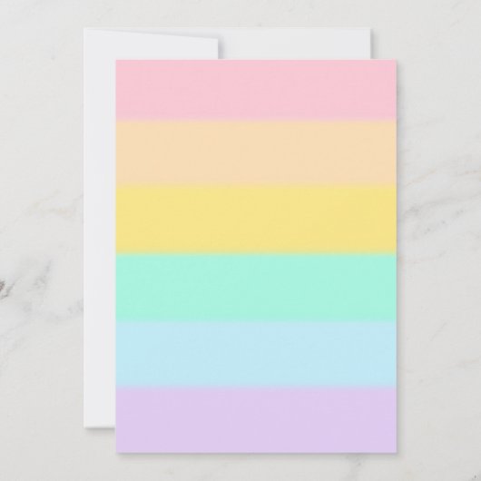 ユニコーン 招待状 (裏面)