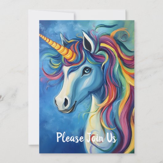 ユニコーン 招待状 (正面)
