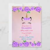 ユニコーン 招待状 (正面)