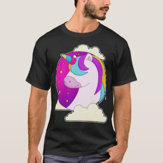 ユニコーン 星 雲 Tシャツ