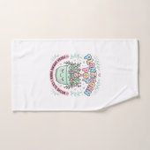 ユニコーン 植木鉢 グラフィックデザインTシャツ ハンドタオル (ハンドタオル)