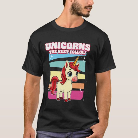 ユニコーン+残り+フォロー+ユニコーン Tシャツ (正面)