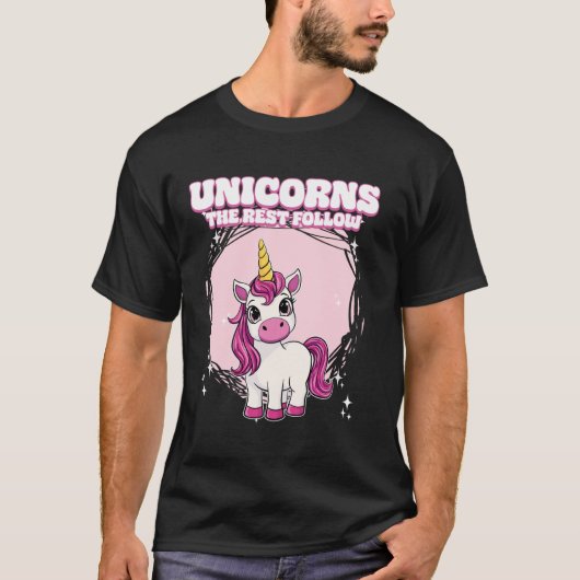 ユニコーン+残り+従う+ユニコーン Tシャツ (正面)