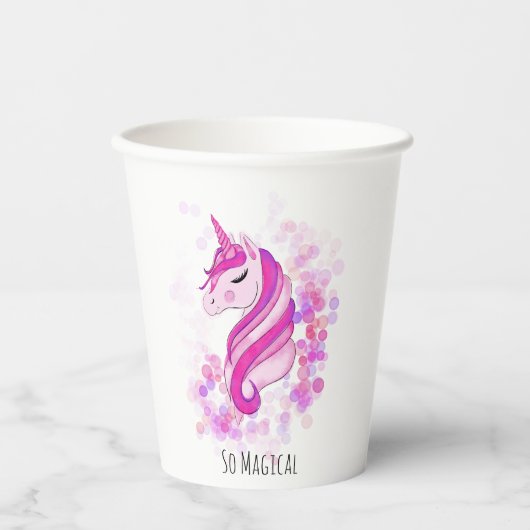 ユニコーン 紙コップ (正面)