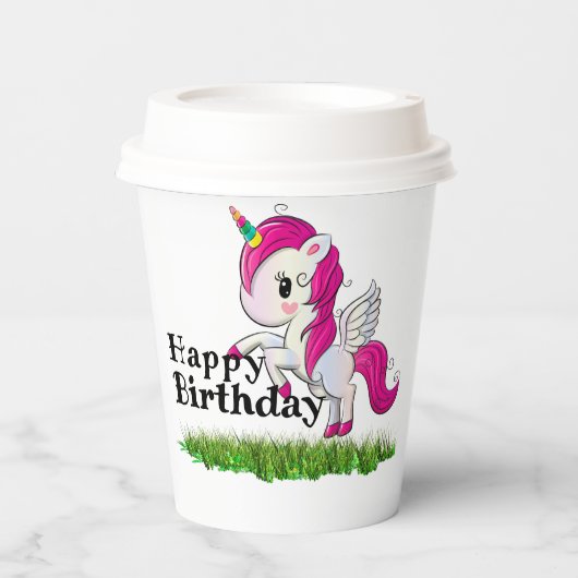 ユニコーン 紙コップ (正面)