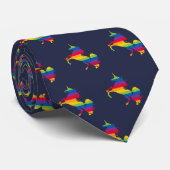 ユニコーン、虹のプライド ネクタイ (ロール)