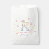 ユニコーン 虹 マジカルデイ 誕生日 フェイバーバッグ (正面)