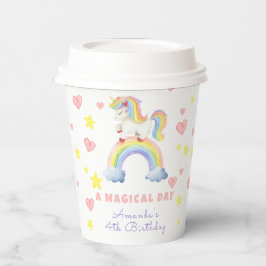 ユニコーン 虹 マジカルデイ 誕生日 紙コップ