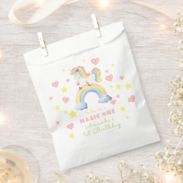 ユニコーン 虹 マジック 1歳 誕生日 フェイバーバッグ