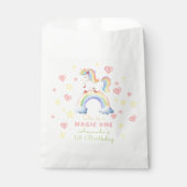 ユニコーン 虹 マジック 1歳 誕生日 フェイバーバッグ (正面)