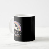 ユニコーン 虹 夢を追う モチベーション コーヒーマグカップ (正面左)