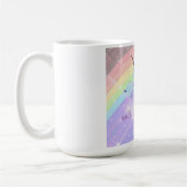 ユニコーン,虹,女の子のための,子供のための,フェスティバル, コーヒーマグカップ (左)