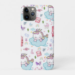 ユニコーン 虹 猫 iPhoneケース ピンク 青 iPhone 11 Proケース