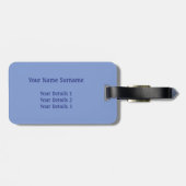 ユニコーン、虹、雲のカスタマイズ ラゲッジタグ (裏面横)