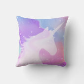 ユニコーン-装飾用クッション16x16 クッション (裏面)