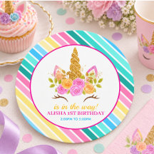 ユニコーン 誕生日パーティー 1歳の誕生日