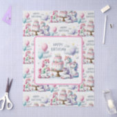 ユニコーン 誕生日 テーマ 薄葉紙 (クラフト)