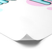 ユニコーン |馬のフィールドで一角獣になる ポスター (角)