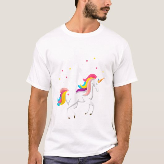 ユニコーン 馬術 ヴォルティング 女子 Tシャツ 馬 (正面)