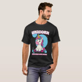ユニコーン 魔法を生み出す 輝きを残す ユニコーン Tシャツ (正面フル)