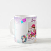 ユニコーン – 1st誕生日パーティーマグミナリー コーヒーマグカップ (正面左)