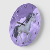 ユニコーン#4の精神 ラージ壁時計 (傾斜)