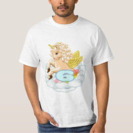 ユニコーン 6歳の誕生日Tシャツ Tシャツ