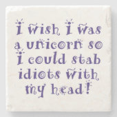 ユニコーン(_I) ストーンコースター (正面)